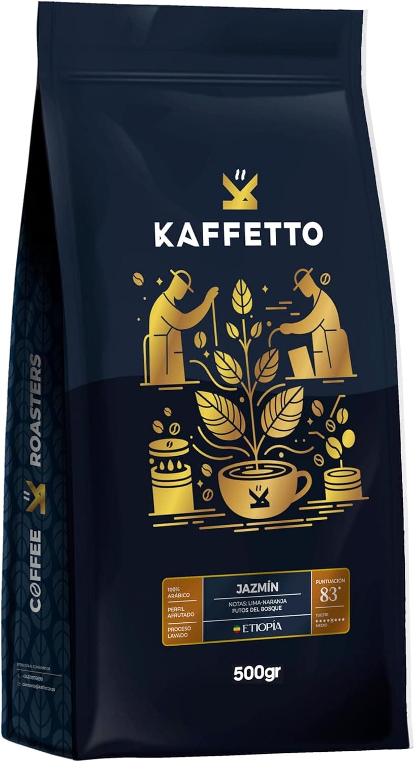 Granos Etíopes Yirgacheffe Tueste Claro