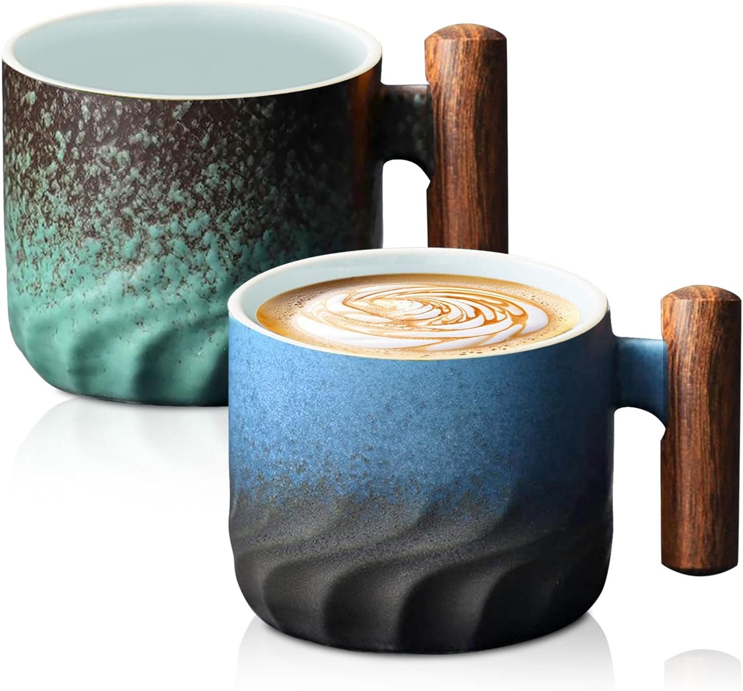 Tazas de Café de Cerámica Artesanal (Juego de 2)